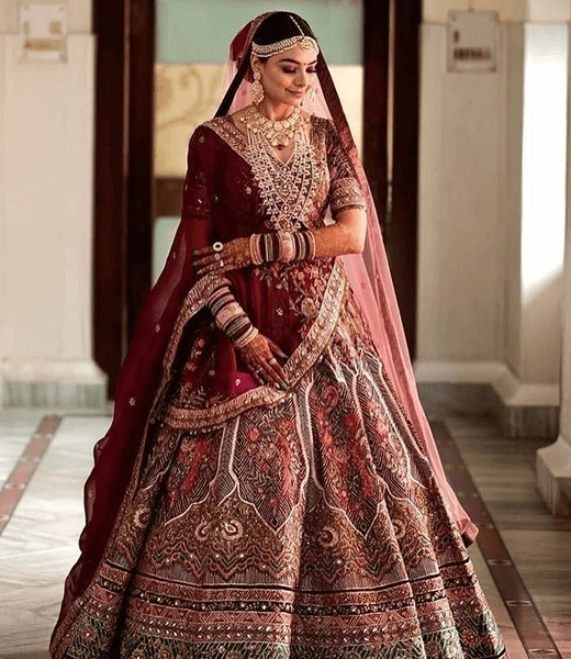 Bride in traditional attire